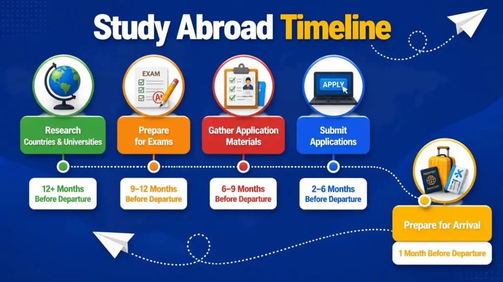Study abroad in 2027 Timeline